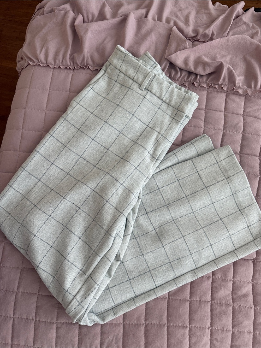 Rachel Zoe plaid trousers